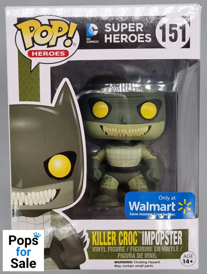 #151 Killer Croc Impopster - DC Pop Heroes Funko POP