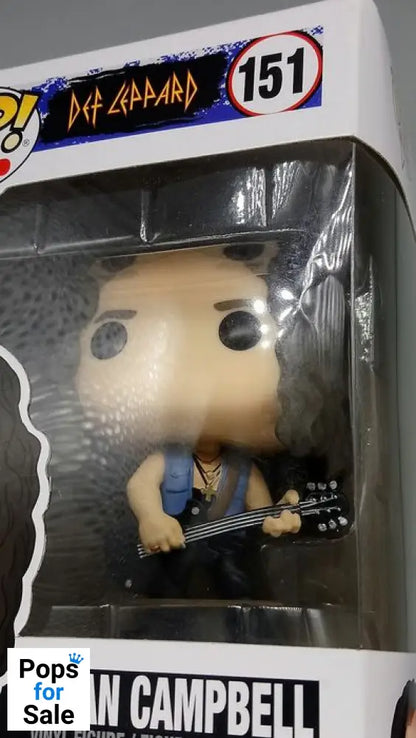 #151 Vivian Campbell - Def Leppard - Box Damaged Funko POP - PopsforSale.co.uk