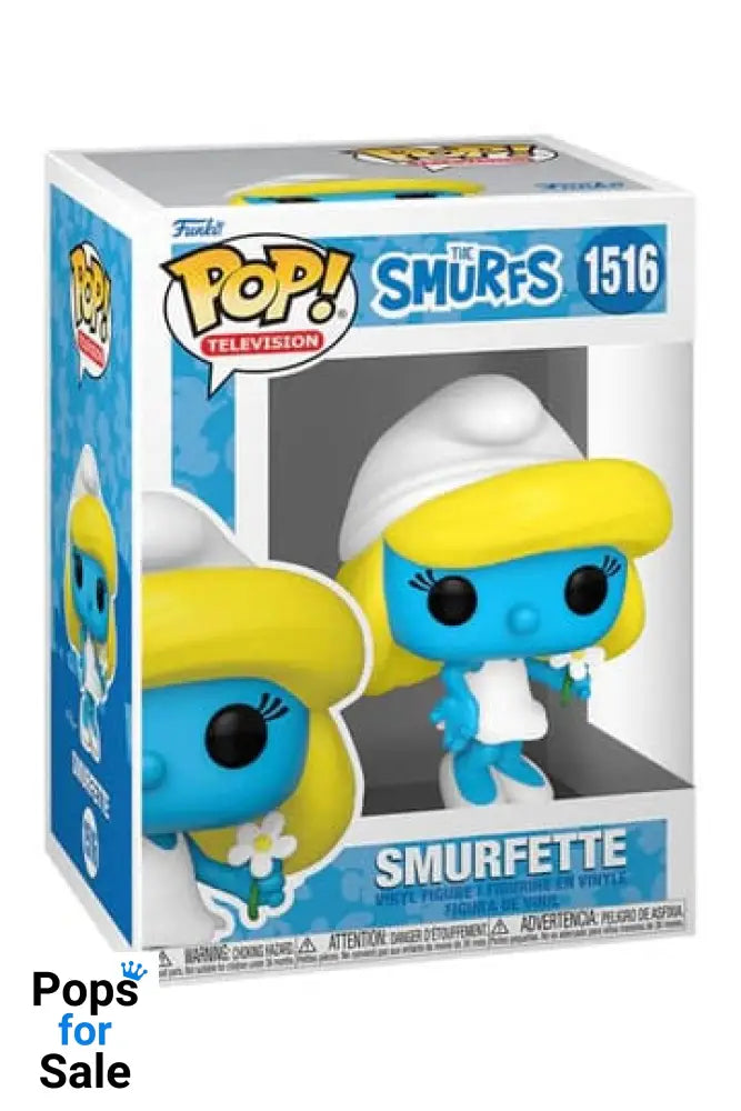 #1516 Smurfette (White Dress) - The Smurfs Funko POP Preorder - PopsforSale.co.uk