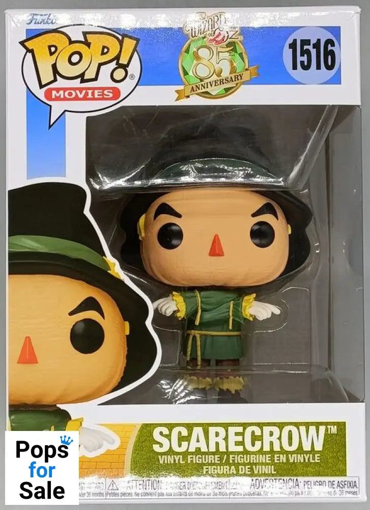1516 The Scarecrow - Wizard of Oz 85th Anniversary Box Damaged Funko POP