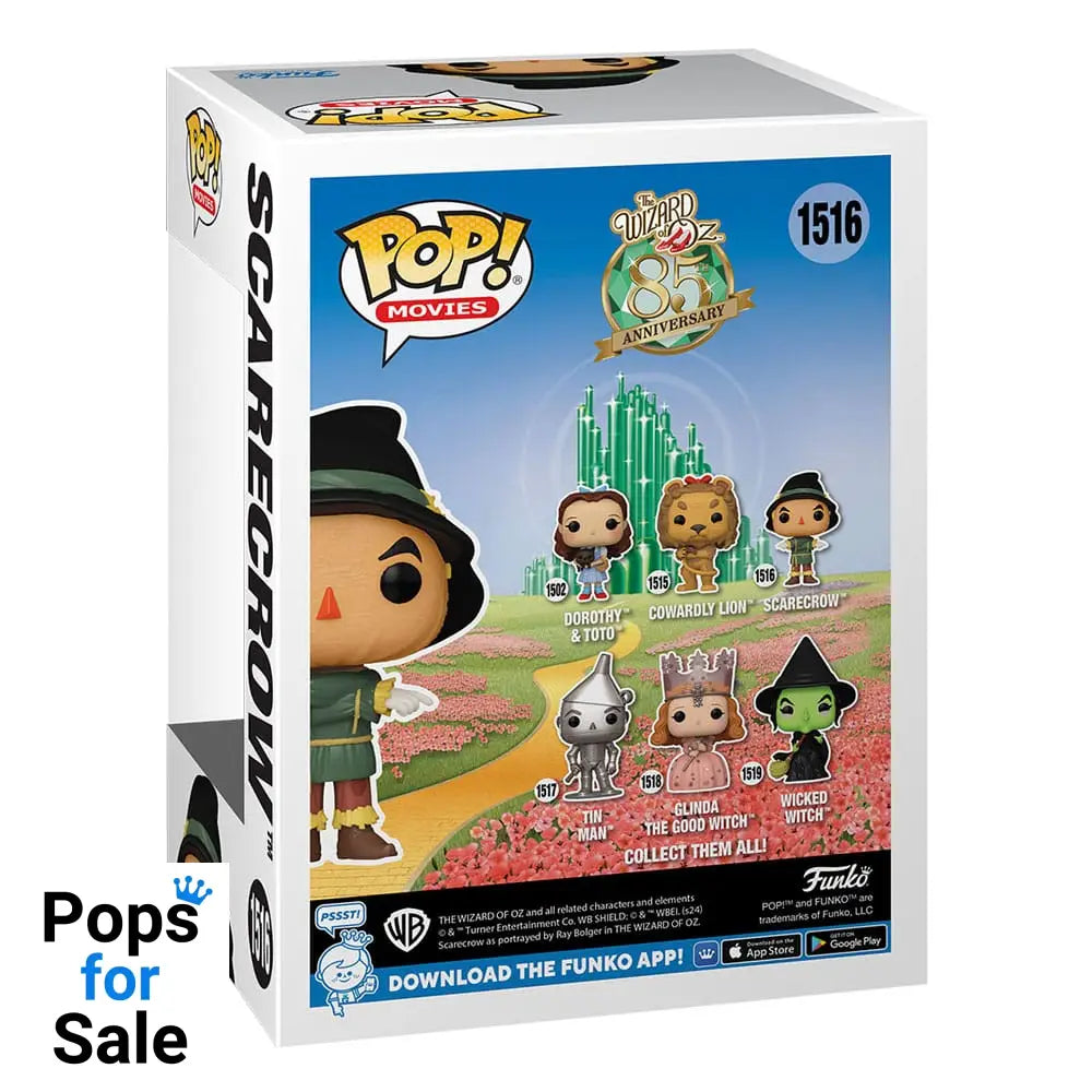 #1516 The Scarecrow - Wizard of Oz 85th Anniversary Funko POP New - PopsforSale.co.uk