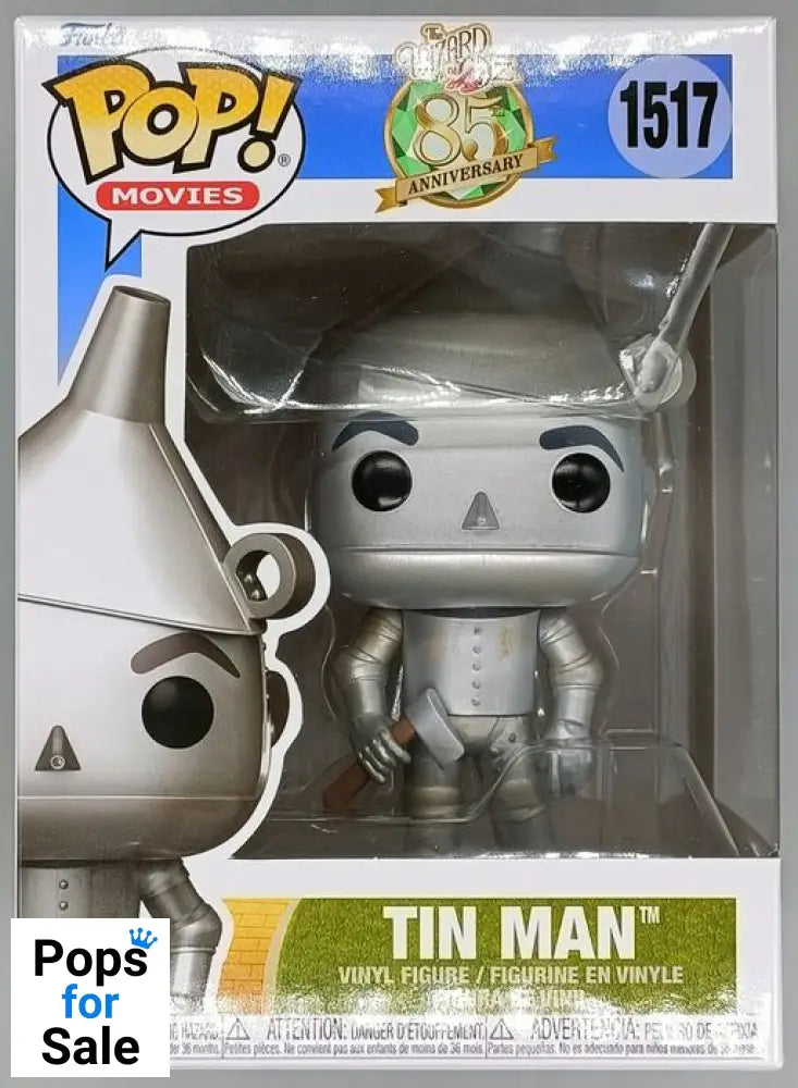 #1517 The Tin Man - Wizard of Oz 85th Anniversary Funko POP New - PopsforSale.co.uk