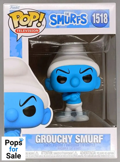 1518 Grouchy Smurf - The Smurfs - Brand New Funko POP