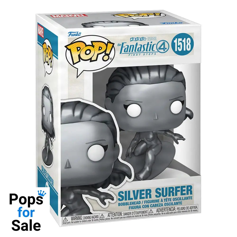 1518 Silver Surfer - Marvel The Fantastic 4: First Steps Funko POP - Brand New
