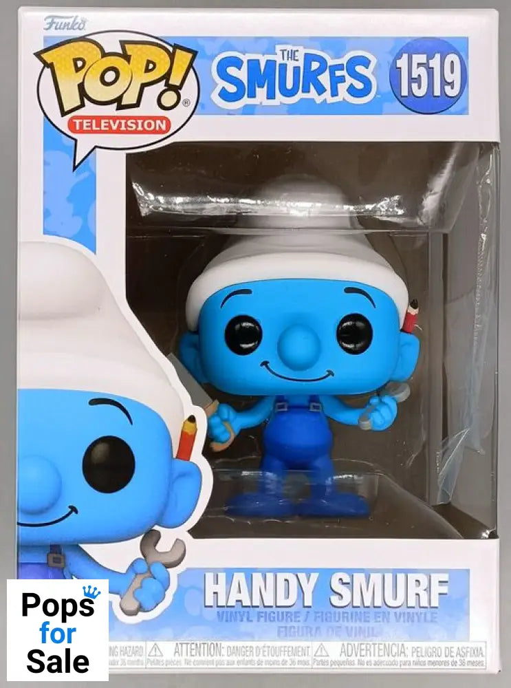 1519 Handy Smurf - The Smurfs - Brand New Funko POP