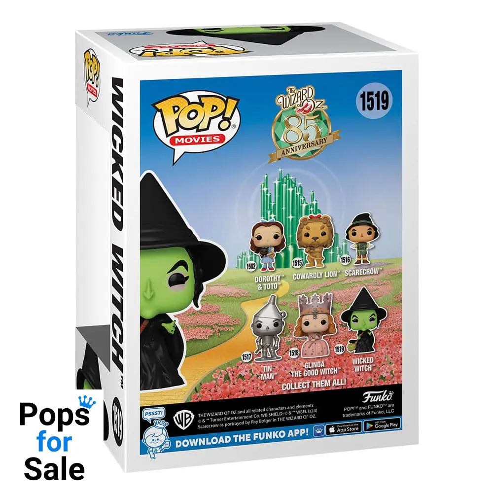 #1519 The Wicked Witch - Wizard of Oz 85th Anniversary Funko POP New - PopsforSale.co.uk