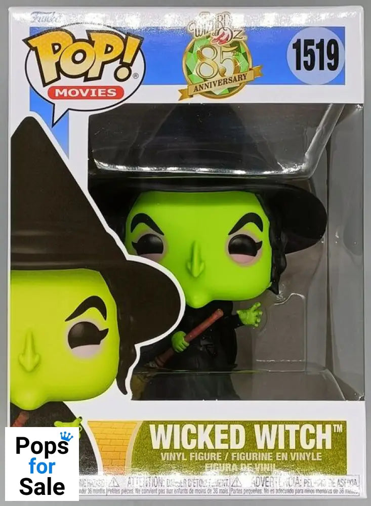 #1519 The Wicked Witch - Wizard of Oz 85th Anniversary Funko POP New - PopsforSale.co.uk