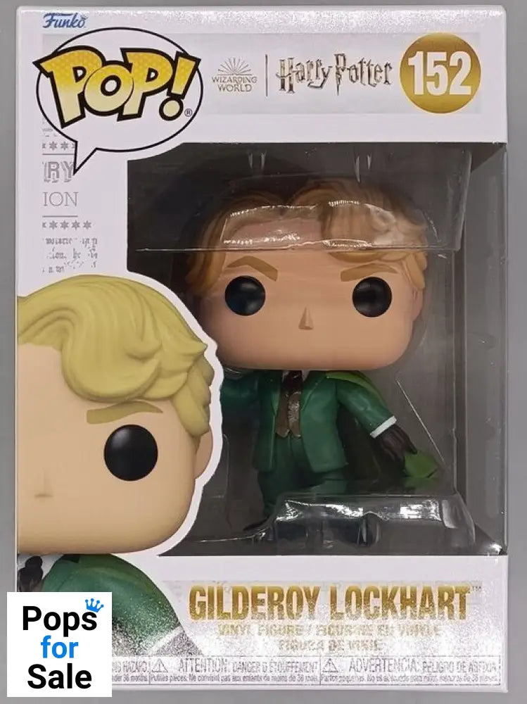 #152 Gilderoy Lockhart (Green) - Harry Potter - Box Damaged Funko POP - PopsforSale.co.uk