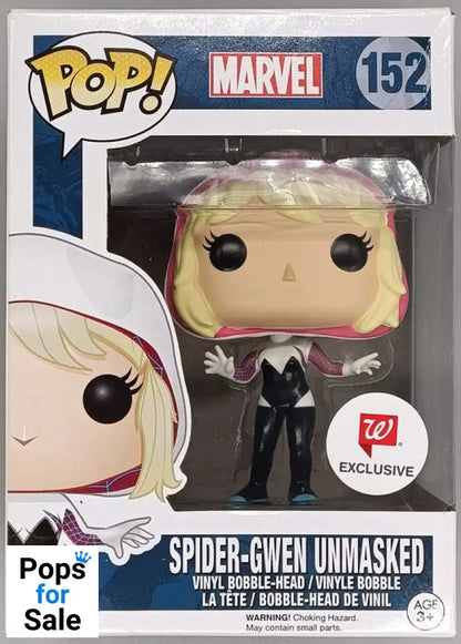152 Spider-Gwen Unmasked - Marvel - Funko POP - Box Damaged