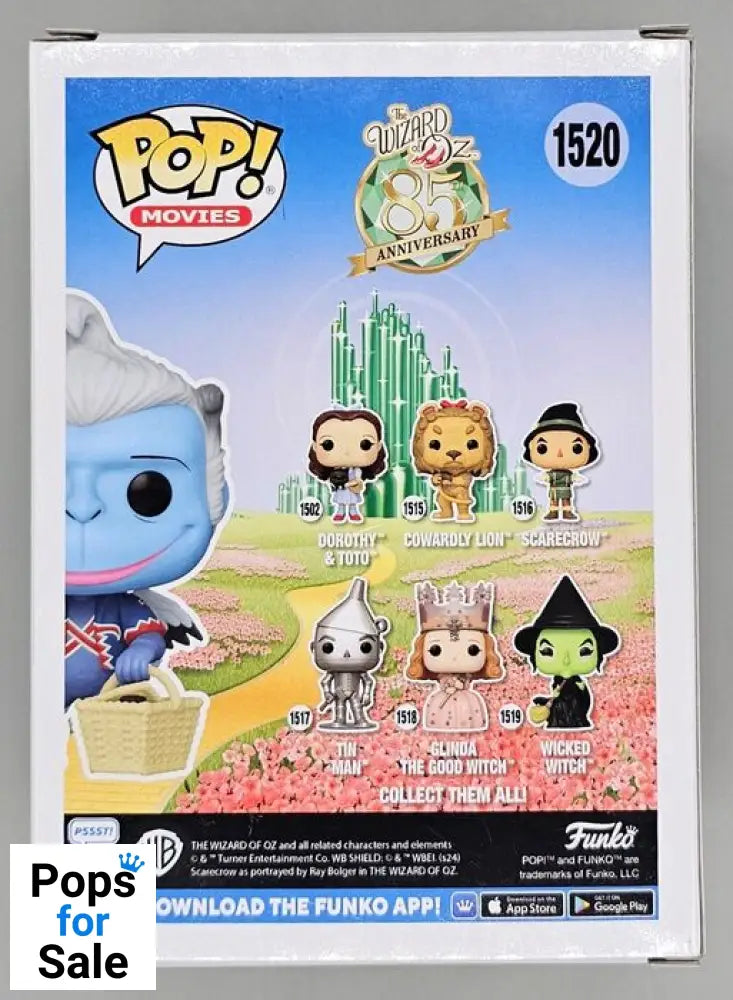 1520 Winged Monkey - Chase Metallic  Wizard of Oz 85th Anniversary Funko POP - Brand New