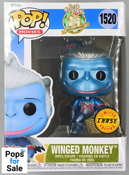 #1520 Winged Monkey - Chase Metallic Wizard of Oz 85th Anniversary Funko POP New - PopsforSale.co.uk