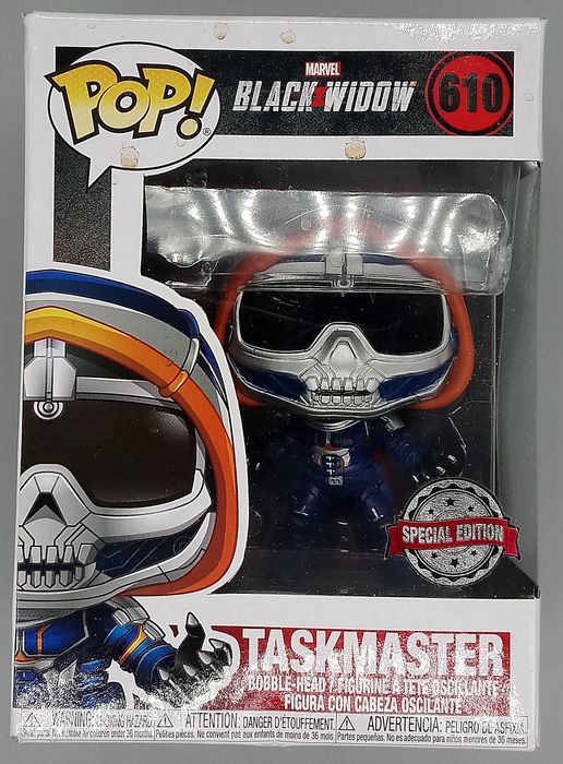 #610 Taskmaster (w/ Claws) - Marvel Black Widow - Box Damaged Funko POP