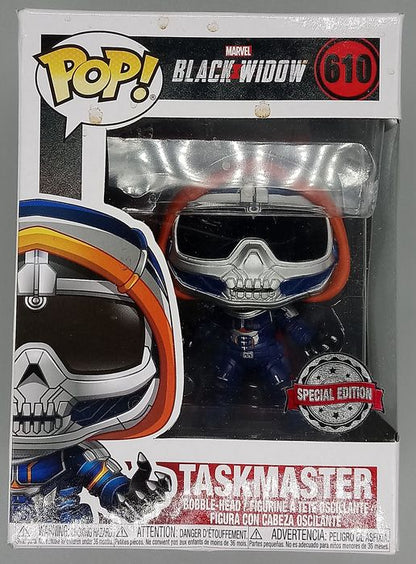 #610 Taskmaster (w/ Claws) - Marvel Black Widow - Box Damaged Funko POP
