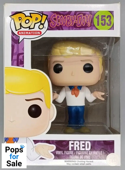 #153 Fred - Scooby Doo - Box Damaged Funko POP - PopsforSale.co.uk