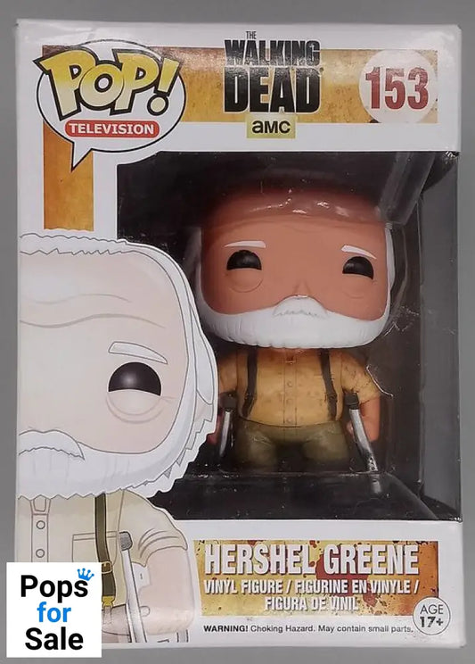 153 Hershel Greene - The Walking Dead - Funko POP - Box Damaged