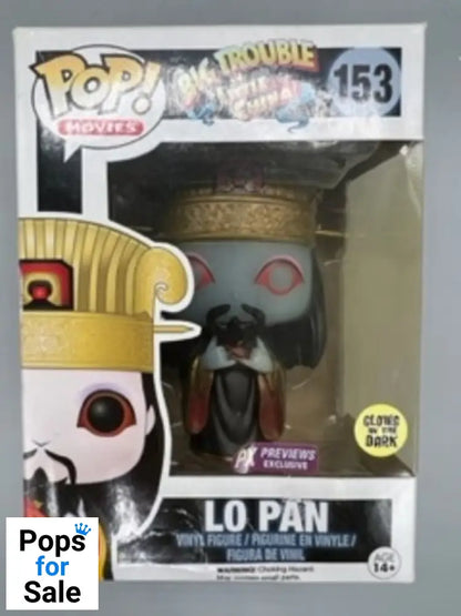 #153 Lo Pan (Ghost) - Glow - Big Trouble in Lit - Box Damaged Funko POP