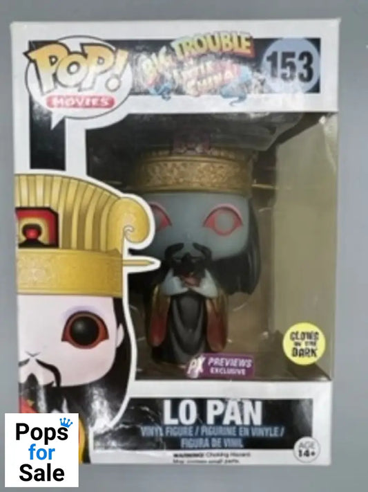 #153 Lo Pan (Ghost) - Glow - Big Trouble in Lit - Box Damaged Funko POP