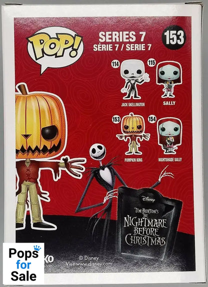 153 Pumpkin King Disney The Nightmare Before Christmas Funko POP - Box Damaged