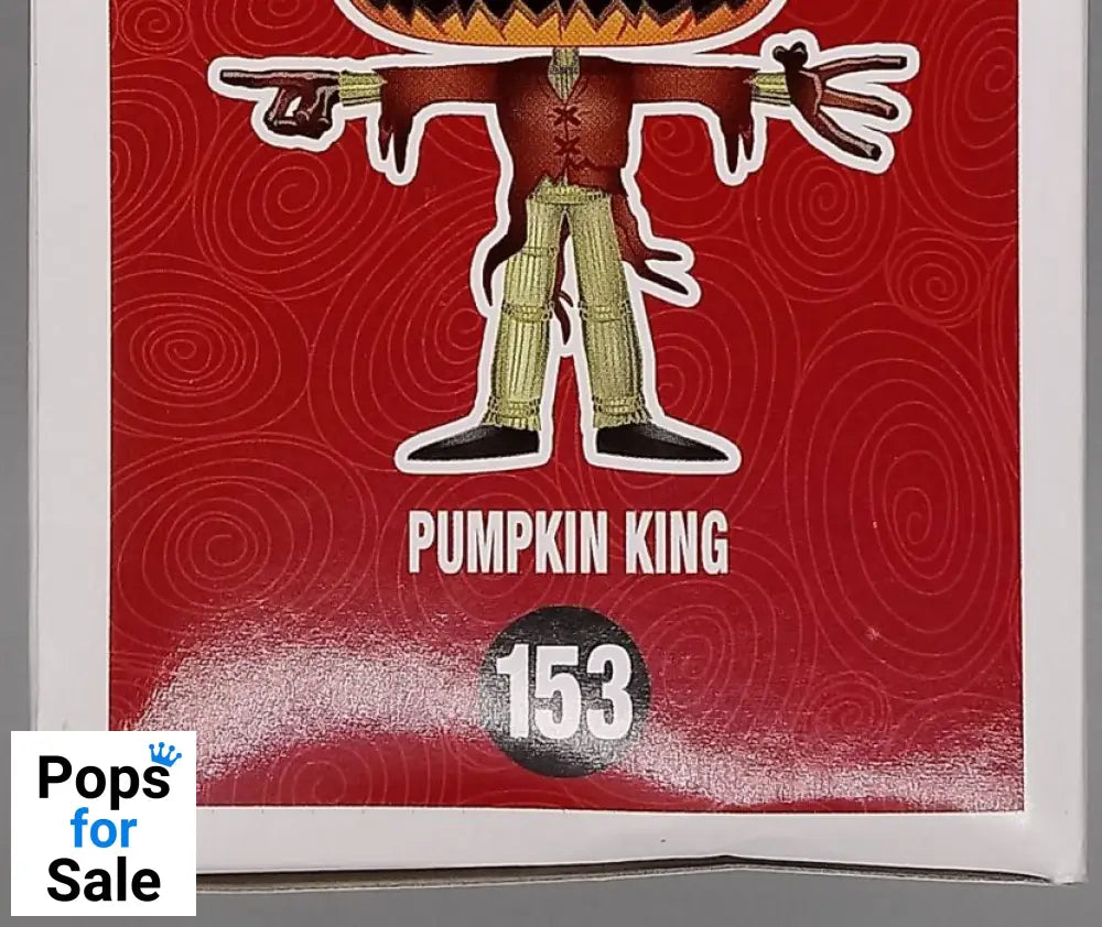 153 Pumpkin King Disney The Nightmare Before Christmas Funko POP - Box Damaged