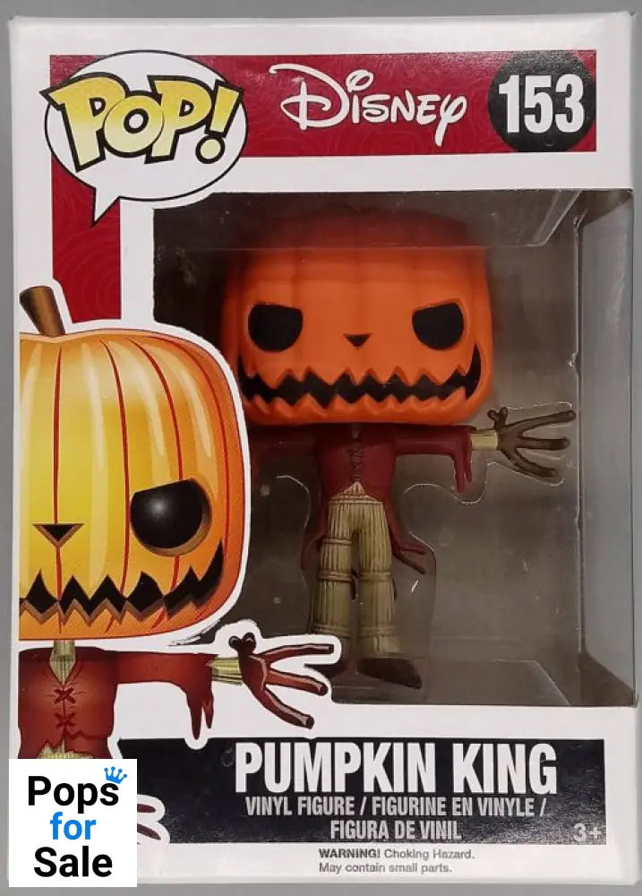153 Pumpkin King Disney The Nightmare Before Christmas Funko POP - Box Damaged
