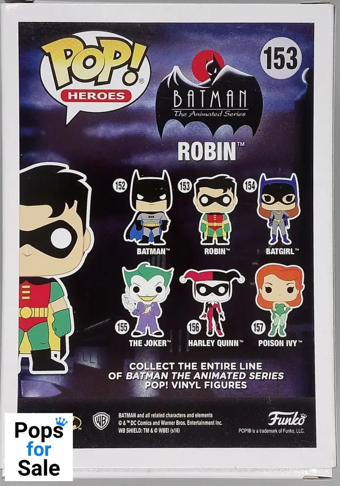 153 Robin - DC - Batman Animated Series - Funko POP - Box Damaged