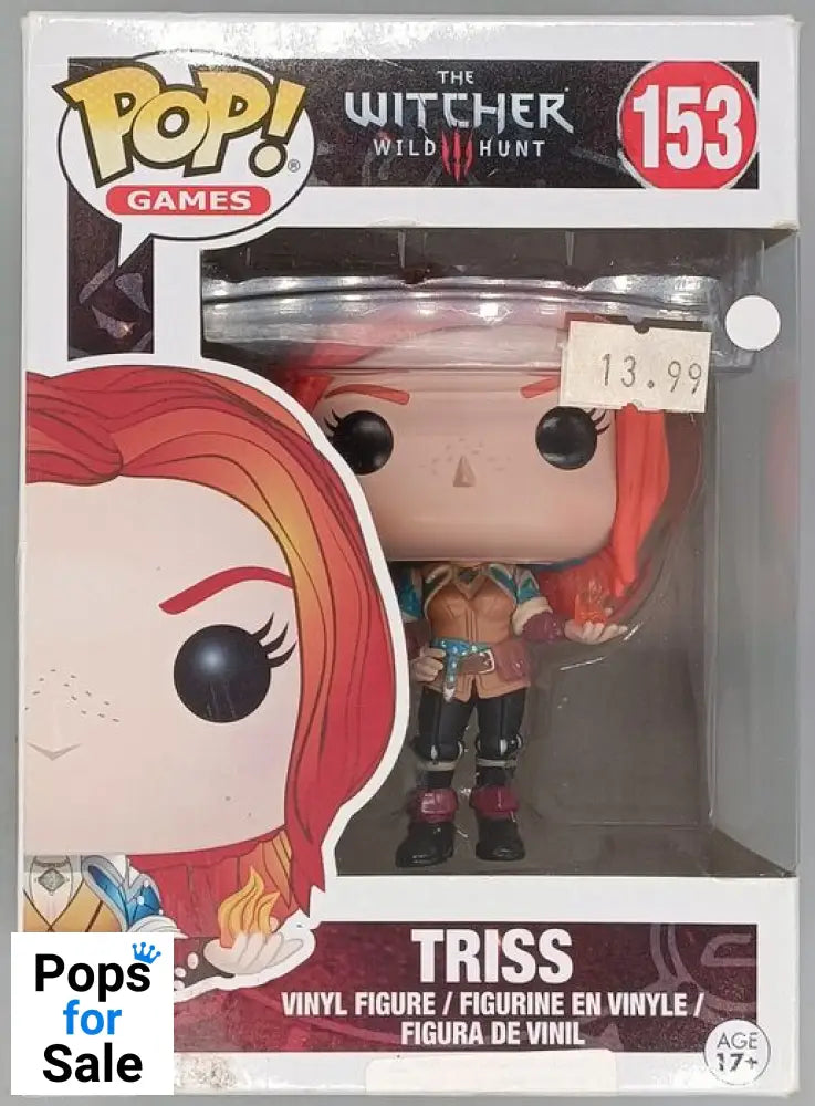 153 Triss - The Witcher Wild Hunt - Box Damaged Funko POP