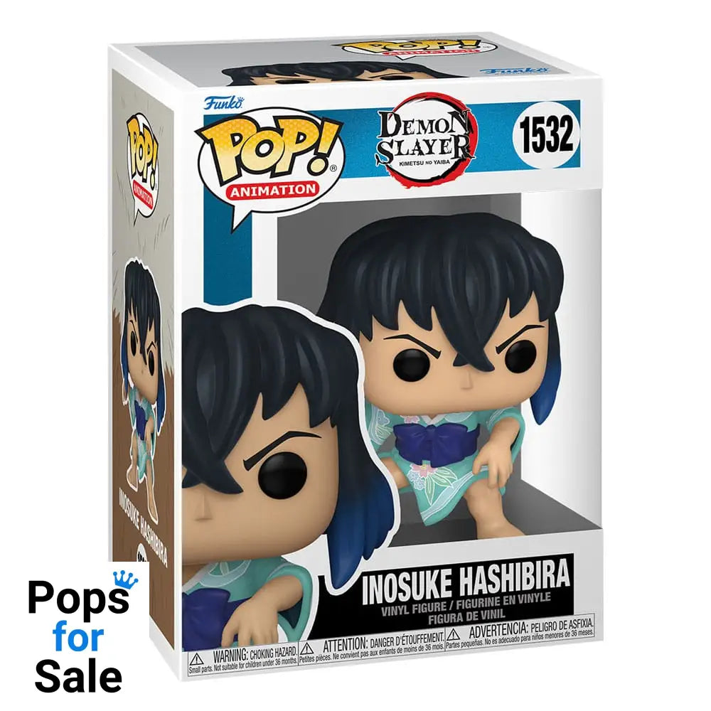 1532 Inosuke Hashibira (Kimono) Funko Demon Slayer - Brand New Funko POP