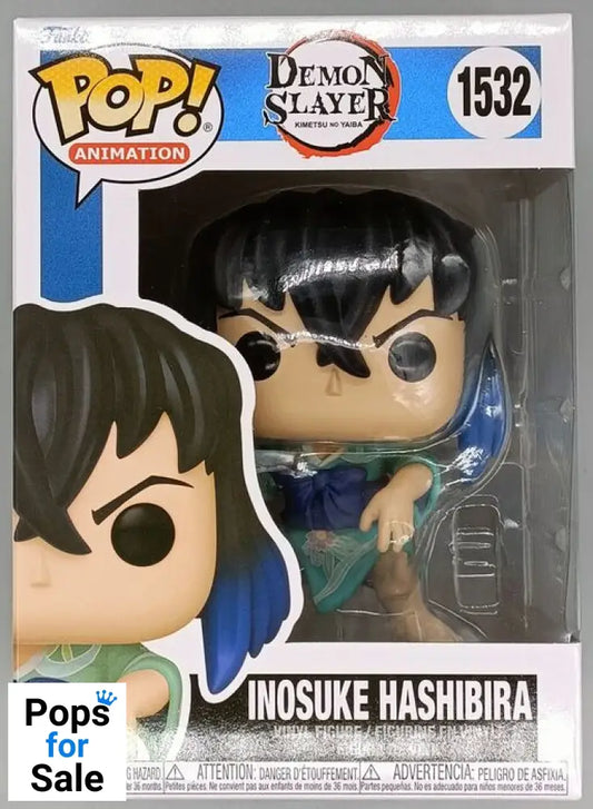 1532 Inosuke Hashibira (Kimono) Funko Demon Slayer - Brand New Funko POP