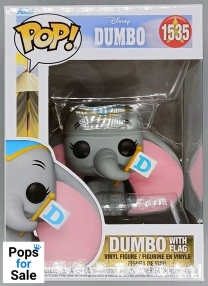 1535 Dumbo With Flag - Disney Funko Pop Brand New On Demand