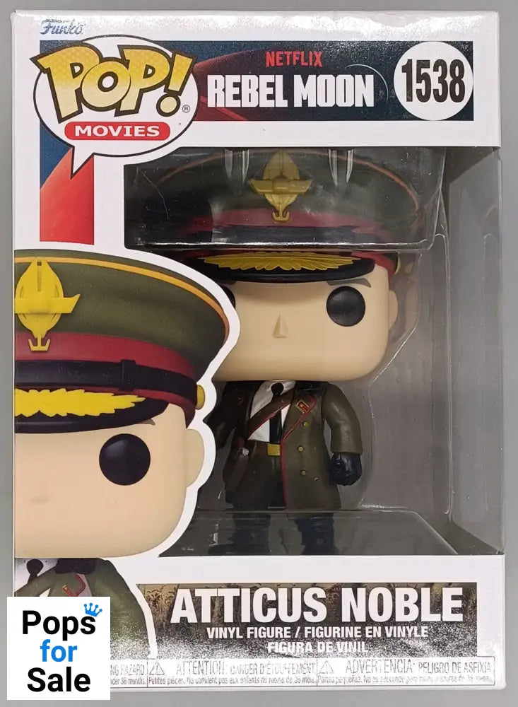 1538 Atticus Noble - Rebel Moon - Box Damaged Funko POP