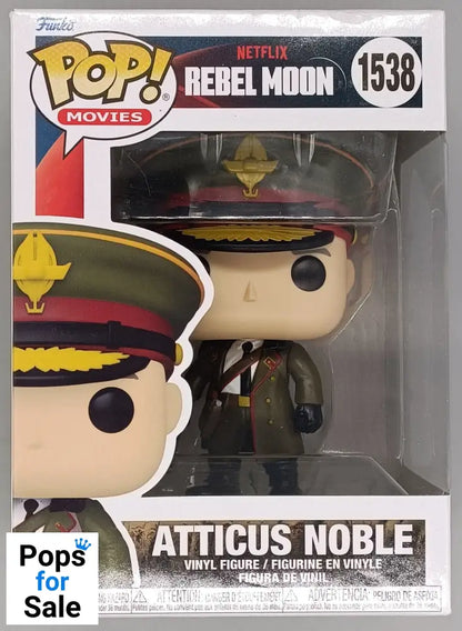 1538 Atticus Noble - Rebel Moon - Box Damaged Funko POP