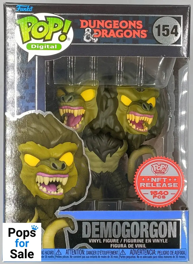 #154 Demogorgon Digital 1640pc LE - Dungeons & Dragons Funko POP - PopsforSale.co.uk