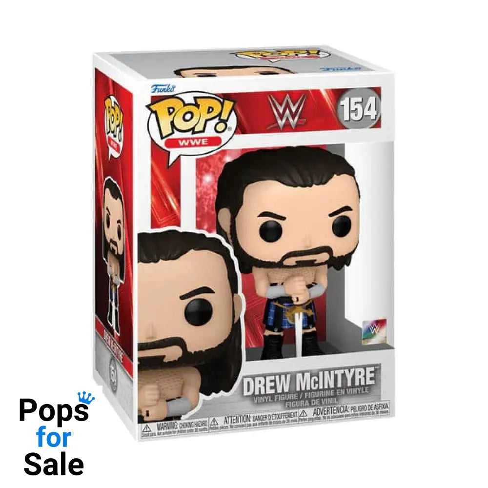 #154 Drew McIntyre w/Sword - WWE Funko POP Preorder - PopsforSale.co.uk