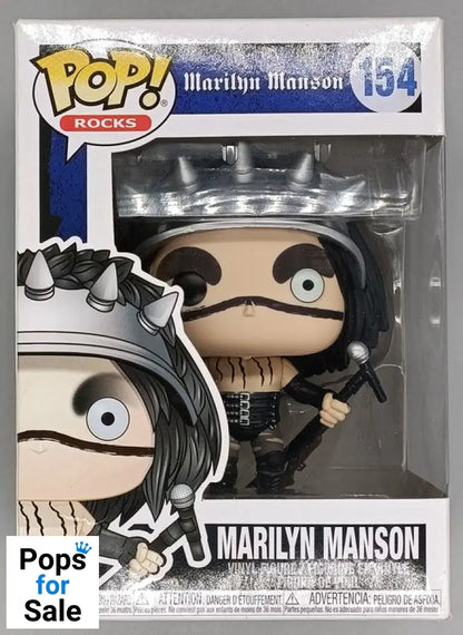 #154 Marilyn Manson - Rocks - Box Damaged Funko POP - PopsforSale.co.uk