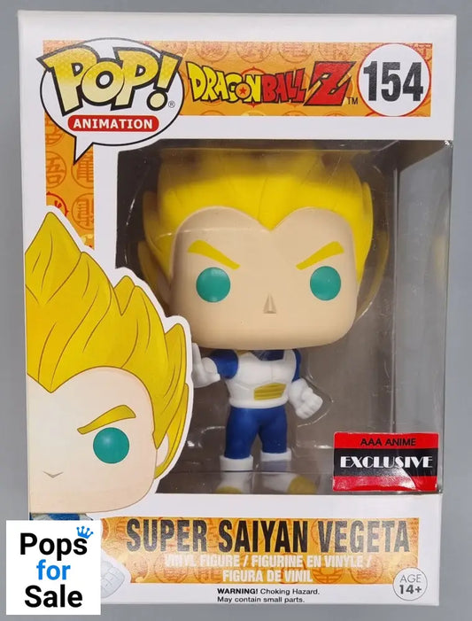 #154 Super Saiyan Vegeta - Dragon Ball Z Funko POP - PopsforSale.co.uk