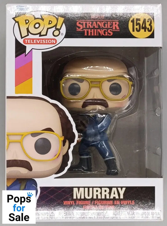 1543 Murray w/Flamethrower - Stranger Things Funko POP - Box Damaged