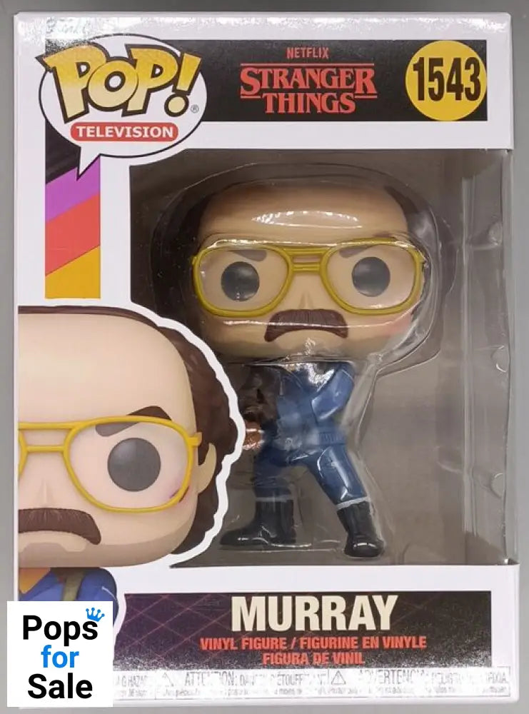 1543 Murray w/Flamethrower - Stranger Things Funko POP - Brand New