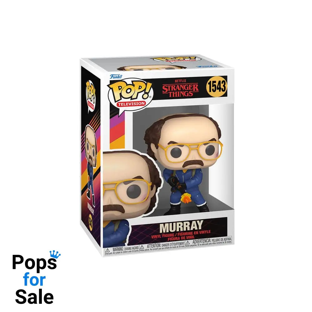 #1543 Murray w/Flamethrower - Stranger Things Funko POP Preorder