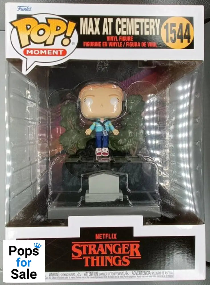 #1544 Max at Cemetery - Deluxe - Stranger Things - Brand New Funko POP