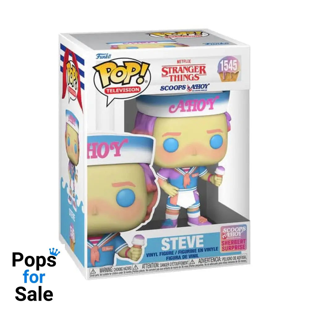 1545 Steve (Scoops Ahoy) - Stranger Things Funko POP - Brand New