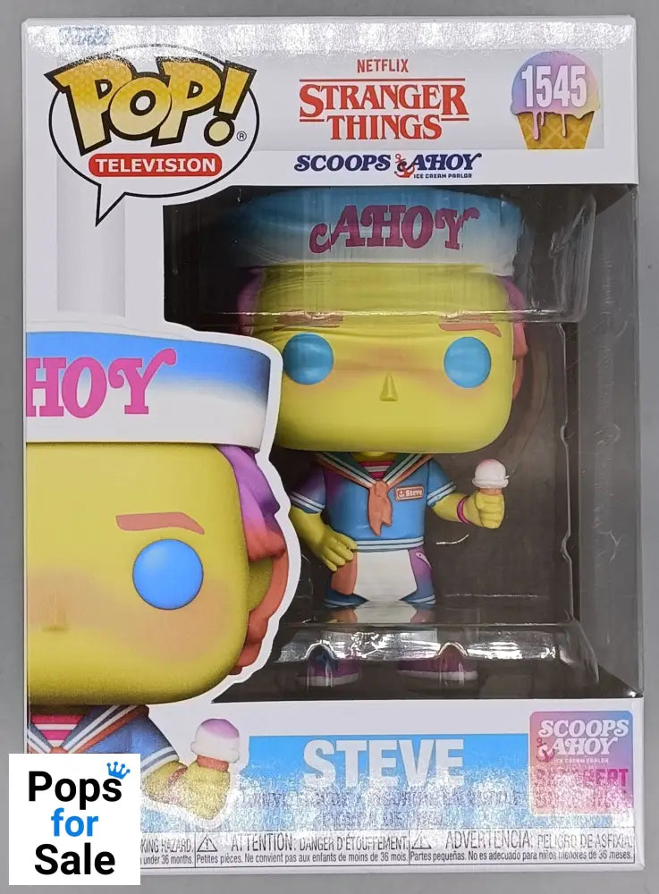 1545 Steve (Scoops Ahoy) - Stranger Things Funko POP - Brand New