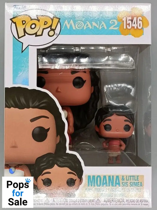 1546 Moana & Little Sis Simea - Disney Moana 2 New Funko POP