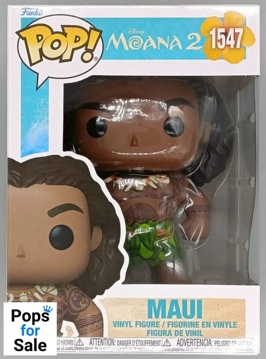 1547 Maui with Fish Hook - Disney Moana 2 New Funko POP