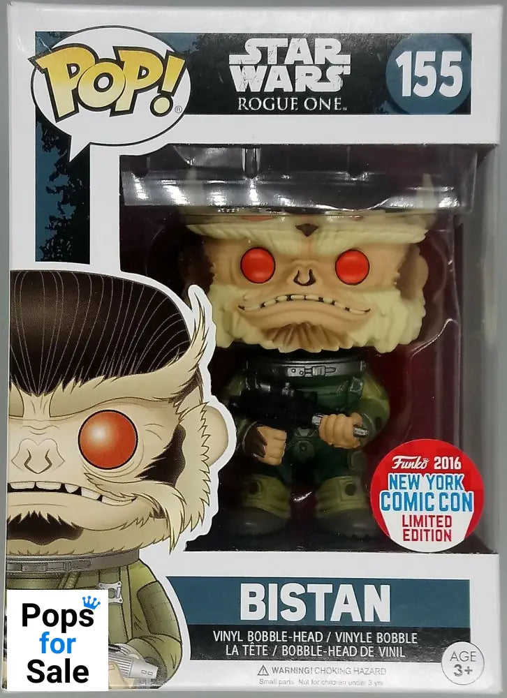 155 Bistan - Star Wars Rogue One - 2016 Con Funko POP