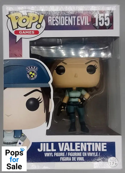 155 Jill Valentine - Resident Evil - Box Damaged Funko POP