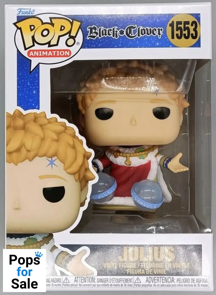 1553 Julius - Black Clover Funko POP - Brand New