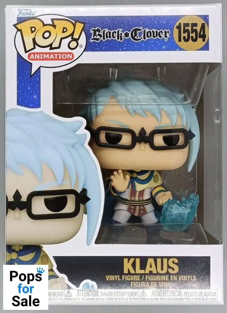 1554 Klaus - Black Clover Funko POP - Brand New