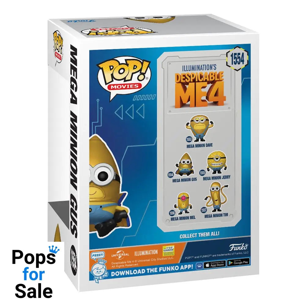 #1554 Mega Minion Gus - Despicable Me 4 Funko POP Preorder - PopsforSale.co.uk