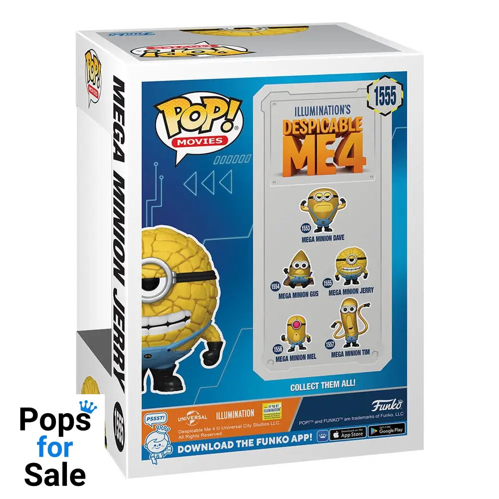 #1555 Mega Minion Jerry - Despicable Me 4 Funko POP Preorder - PopsforSale.co.uk