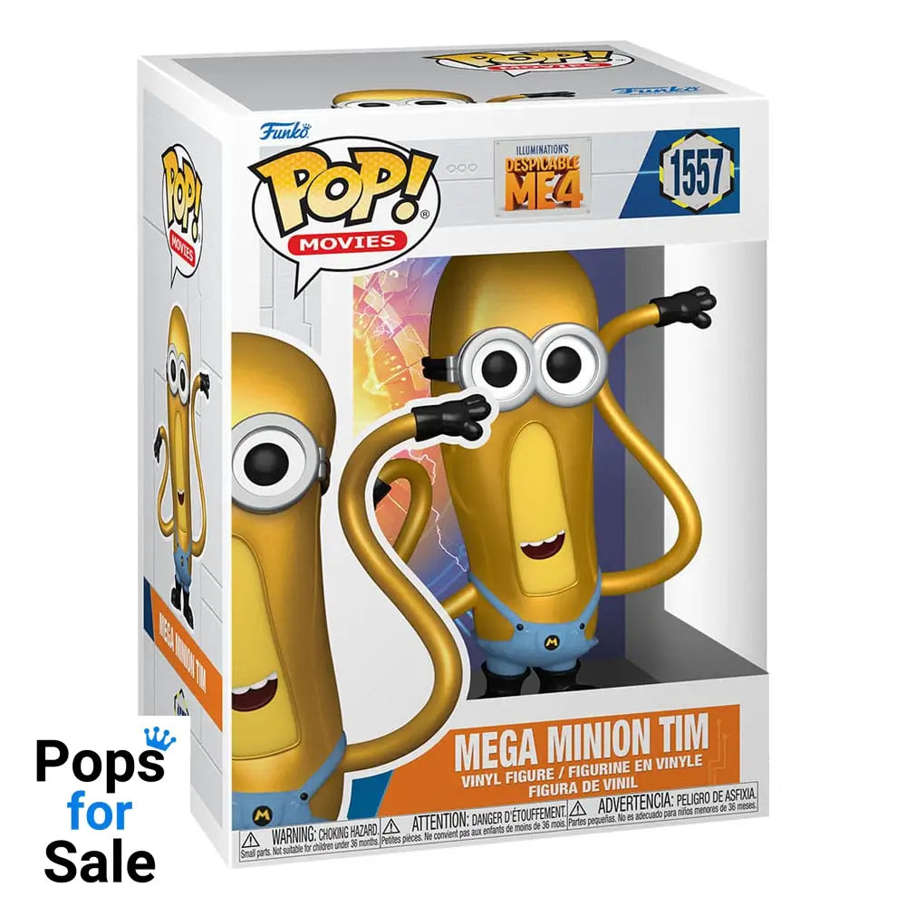 1557 Mega Minion Tim - Despicable Me 4 Funko POP New